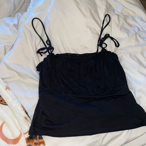 black tank top